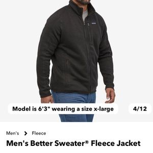 Patagonia Men's Better Sweater Fleece Jacket